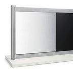 Desk Top Divider DIVIDE - Studio white background [AI office context]