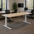 Electric Height Adjustable Sit to Stand Desks - Office context A [AI office context]