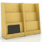 Display Shelving - Studio white background [AI office context]