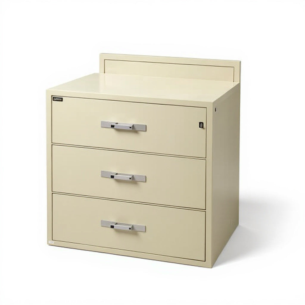 Gardex Fireproof Lateral File ( 2, 3 & 4 Drawer) - Studio white background [AI office context]