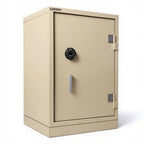 Security safe — 39" x 26.5" x 26.5" - Studio white background [AI office context]