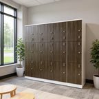 Laminate Lockers - Office context A [AI office context]