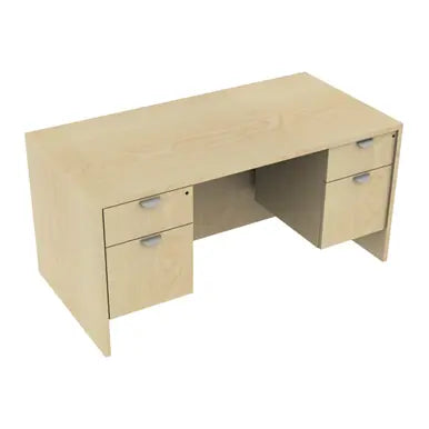 INNOVATIONS Double Pedestal Desk bf/bf 5 Sizes, 8 Colours - Brant Business Interiors