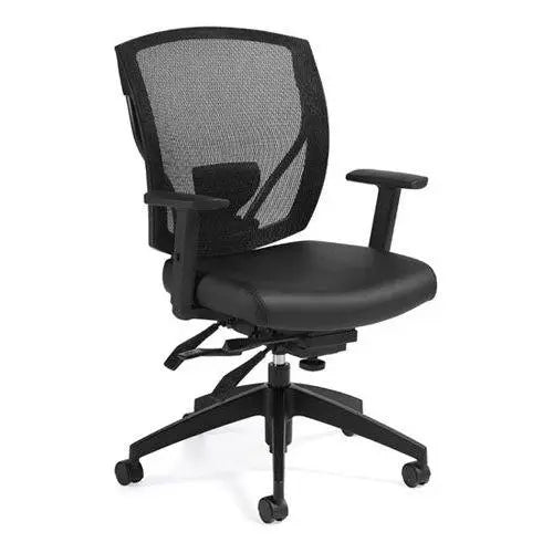 Ibex | Upholstered Seat & Mesh Back Multi-Tilter - Brant Business Interiors