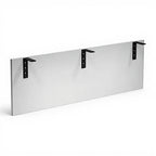Laminate Modesty Panels - Studio white background [AI office context]