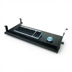 Easy Pull in & Out Keyboard Tray - Studio white background [AI office context]