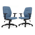 Marlee synchro-tilter chairs - Studio white background [AI office context]
