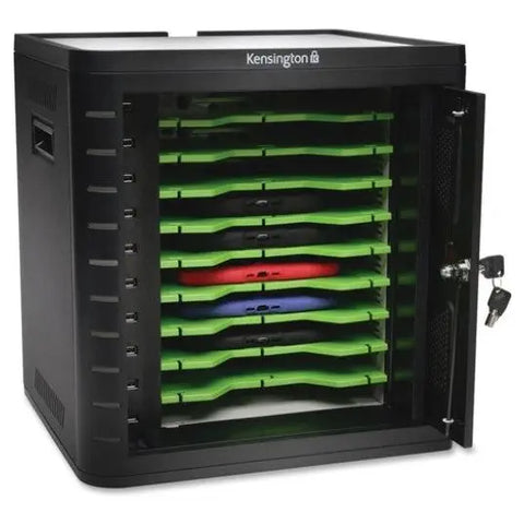 Kensington universal charge and sync cabinet for 10 tablets