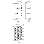 Laminate Lockers - Brant Business Interiors