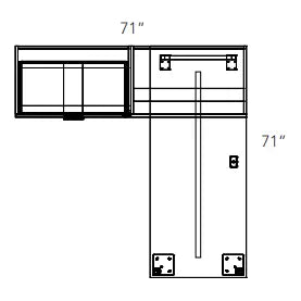 Levels L-Shape - Brant Business Interiors