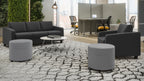 Craft modular lounge units in a collaborative layout