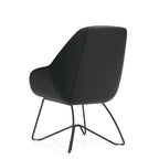 Arlo lounge chair MVL13087 in black, back view