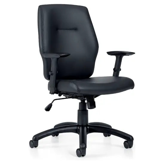 Marlee Midback Chair Bonded Leather MVL11722 - Brant Business Interiors