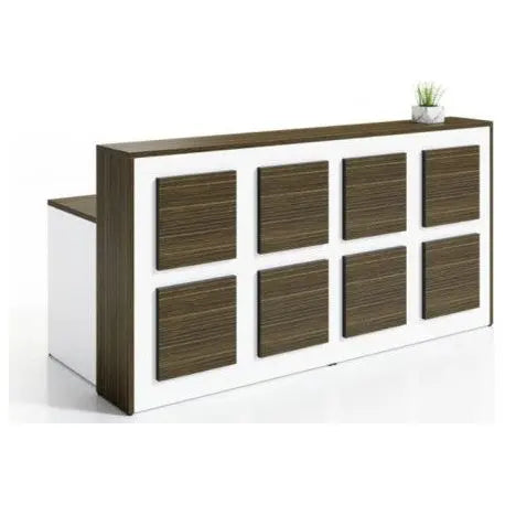 Modern Grigio Reception Desk - Brant Business Interiors