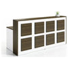 Modern Grigio Reception Desk - Brant Business Interiors