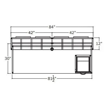 Modern Grigio Reception Desk - Brant Business Interiors