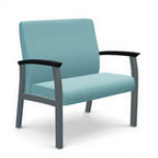 Primacare™ HT Patient Mid Back Bariatric, Open Arms (GC3638) - Studio white background [AI office context]