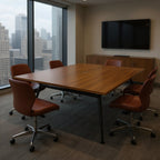 Upscale Meeting / Boardroom Tables 3 Sizes, 8 Colours - Office context B [AI office context]