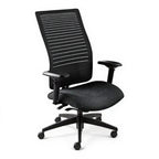 Loover high back synchro tilter - Studio white background [AI office context]