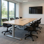 Quick Assembly Electric Height Adjustable Base - 2 legs - Office context A [AI office context]