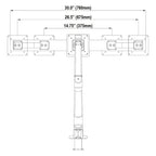 OCI Platinum Monitor Arms - Brant Business Interiors