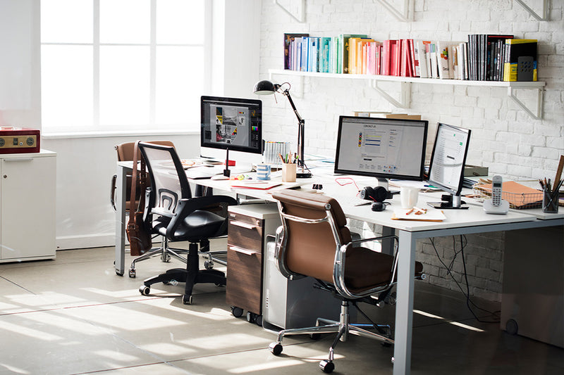 Open-plan workstation installation