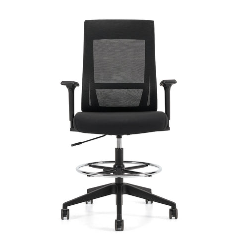 Offices to Go Zim OTG11353B height adjustable stool, front view