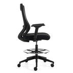 Offices to Go Zim OTG11353B height adjustable stool, side view