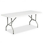 Folding Table 60" x 30" - Studio white background [AI office context]