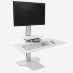 Sit2Stand Series Sit-Stand Workstation - Studio white background [AI office context]