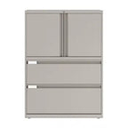 Prime™ 49.6"H Two File Multi-Stor Cabinet, 36"W x 18"D - One Adjustable Shelf (GUCC41G1836P) - Brant Business Interiors
