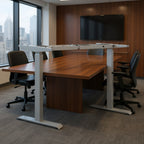 Quick Assembly Electric Height Adjustable Base - 2 legs - Office context B [AI office context]