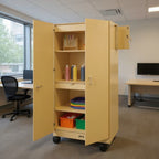 Hideaway Storage Cabinet - Office context A [AI office context]