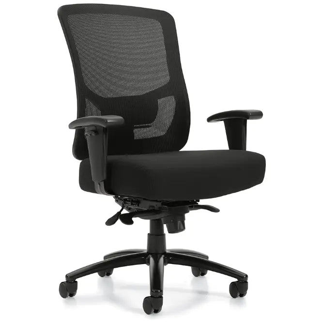 Raven High Back Heavy Duty Synchro-Tilter Chair OTG10703B - Brant Business Interiors