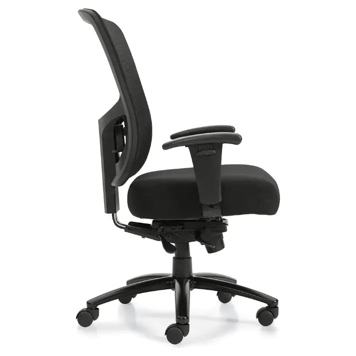 Raven High Back Heavy Duty Synchro-Tilter Chair OTG10703B - Brant Business Interiors