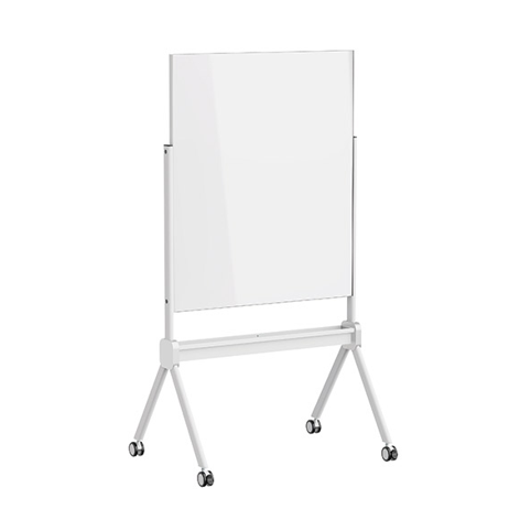White board magnetic (mobile) on wheels