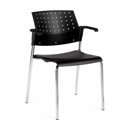 Sonic armchair, polypropylene seat & back (6513) — 6513