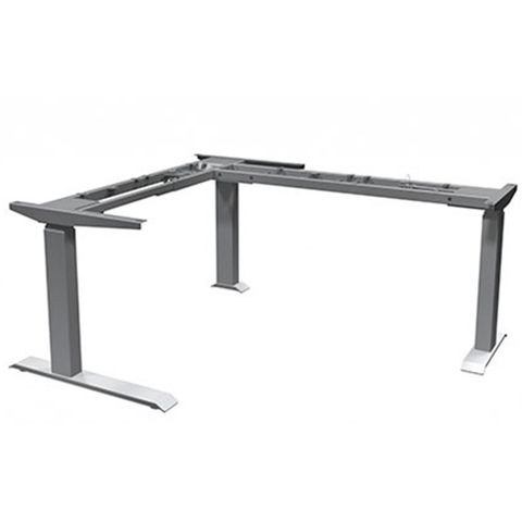Quick assembly electric height adjustable base