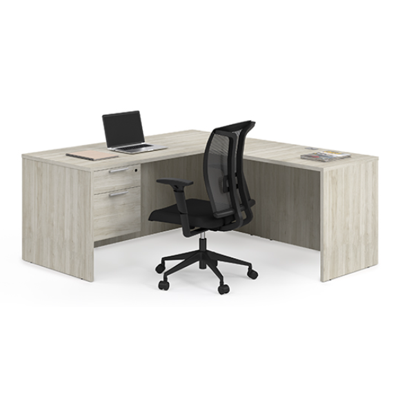 L-shape workstations (9 sizes, 8 colours) — 9 sizes