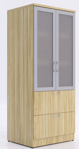 Lateral file & storage cabinet with shelves