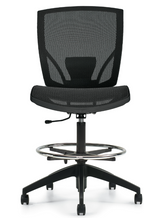 Ibex | mesh seat & back armless drafting chair — MVL2827