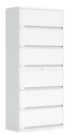 6 drawer end tab cabinet S128 drawers — 6 drawer