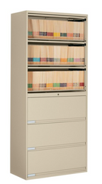 6 drawer end tab cabinet S128 drawers — 6 drawer