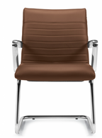 Ultra | medium back guest chair with arms — MVL11742