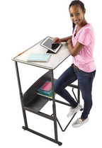 Safco AlphaBetter Height-Adjustable Student Desk