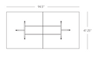 Boardroom Table Rectangular 94.5"x47.25"