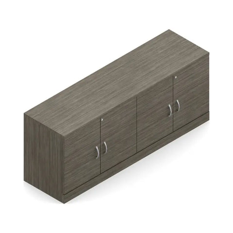 Global Zira laminate storage cabinet credenza with locking doors, 72 inches wide