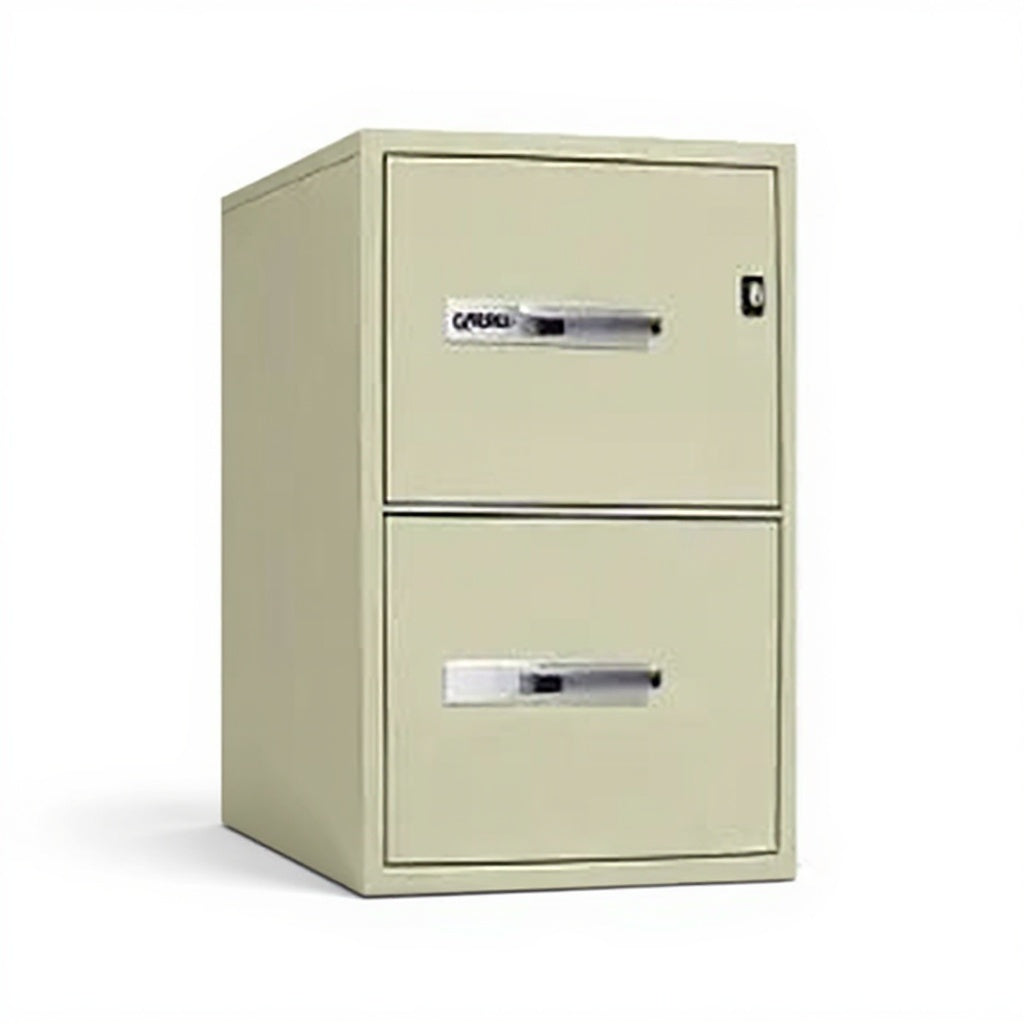 Vertical Fireproof Cabinets (2, 3 & 4 Drawer) - Studio white background [AI office context]