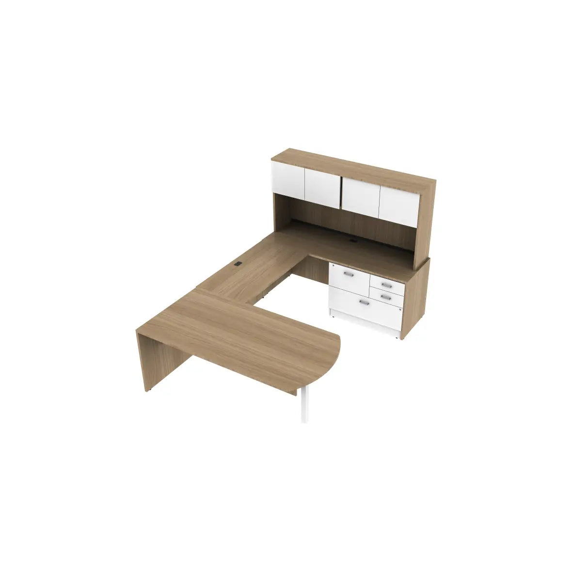 U-Shape D-Top Workstation - Brant Business Interiors