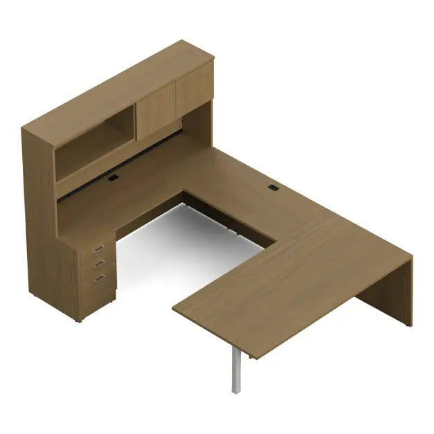 "U" SHAPED SUITE WITH RECTANGULAR ISLAND - Brant Business Interiors